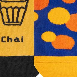Dynamocks Unisex Pack of 4 Multicoloured Patterned Calf-Length Socks image 5