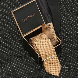 LOUIS STITCH Men's Italian Silk Necktie Accessory Gift Set-image-31