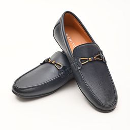 Snitch Men Textured Formal Loafers-image-34