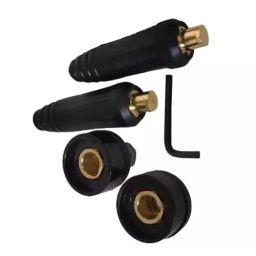 Shiv Alaska Cable Connector 2 Male & 2 Female and 1 L key for Inverter Welding Machine, 35-50 Size (Kit)-47