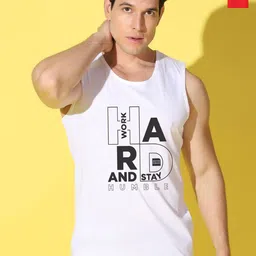 WOOSTRO Pack Of 2 Printed Combed Cotton Gym Vests VWS26(HARD WHITE)(HARD RED)-image-29