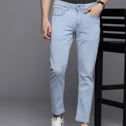 Louis Philippe Jeans Men Smart Skinny Fit Mid-Rise Stretchable Jeans-picture-18