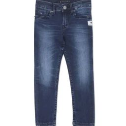 Tommy Hilfiger Kids Western Mid Blue Washed Jeans-image-34