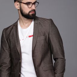 Louis Philippe Sport Men Super Slim Fit Single-Breasted Casual Blazer-picture-19