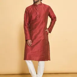 Arihant Rai Sinha Men Regular Kurta with Churidar-image-91