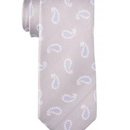 The Tie Hub Men Woven Design Silk Broad Tie-image-96