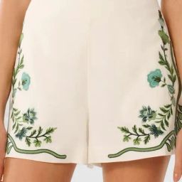 forever new Rosalia Embroidered Shorts-picture-4
