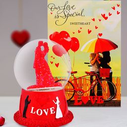 Archies Multicoloured Couple Figurine with Greeting Card-image-64