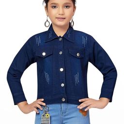 CLOTHIFY Girls Lightweight Denim Jacket-image-65