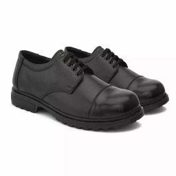 Enrich Field Steel ToeSafety Shoes Pure Leather Anti-SkidSize UK 10 Black Model 30BK-40