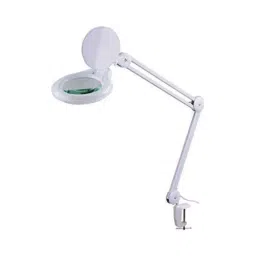 Dasqua 5 inch (127 mm) White Table Magnifier with Illumination, 1030-2005-12