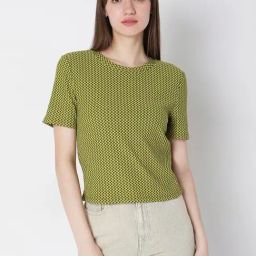 Vero Moda Green Textured Top-picture-2