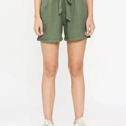 Spykar Olive Cotton Regular Fit Shorts-picture-16