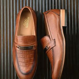 Clog London Men's Brown Formal Loafers-image-86
