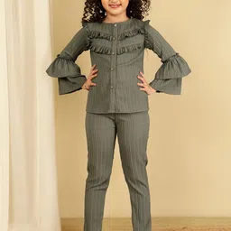 Ishti Girls Top with Pyjamas-image-16