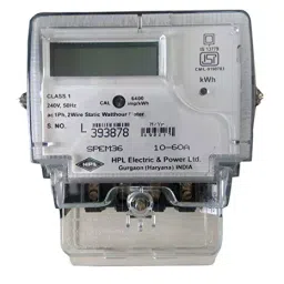 HPL 10-60 A Single Phase Electronic Energy KWH Meter LCD Display, SPPB1510000000OC00-26