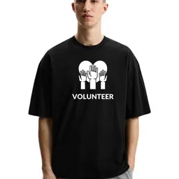 Fashnobic Men Graphic Printed Round Neck Cotton Oversized T-shirt-image-77