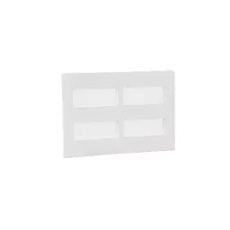 Legrand 16 M Plate Mylinc Modular White Plate, 675573-47
