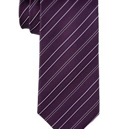 The Tie Hub Men Striped Pure Silk Skinny Tie-image-60