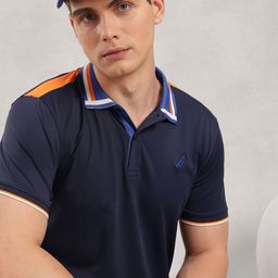 Nautica Polo Collar Sports T-shirt-image-2