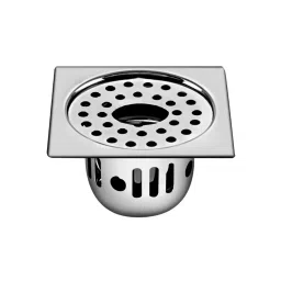 Sanjay Chilly Square Gypsy Floor Drainer with Cockroach Trap and Pipe Hole Silver 153 x 153 mm, ‎SCCT-SG-153-image-69