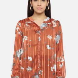 Forever Glam by Pantaloons Rust Regular Fit Top-picture-11