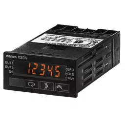 Omron Small Digital Panel Meter K3GN ±10 NPN/voltage pulse, K3GN-PDC-FLK-DC24V-40