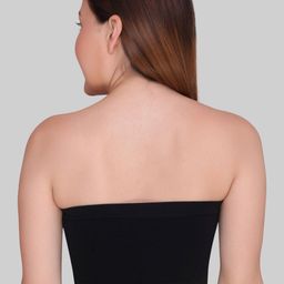 PLUMBURY Pack Of 2 Rapid-Dry Padded Medium Coverage Bandeau Bra With All Day Comfort image 3