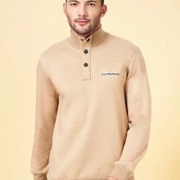 Byford by Pantaloons Beige Slim Fit Sweatshirt-43