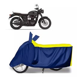 Auto Pearl Two Wheeler Cover for Triumph Bonneville T120 Black BS6 - Yellow, Blue-image-29