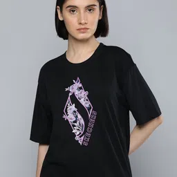 Skechers Drop Shoulder Printed Lounge T-shirts-image-94