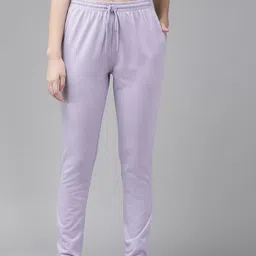 Roadster Women Lavender Solid Track Pants-image-49