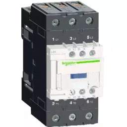 Schneider AC Power Contactor Three Pole 1 NO+1 NC Contacts 25 Amp 24 V, LC1D25B7-30