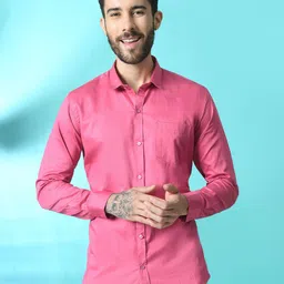 Metronaut Men Comfort Polka Dot Sheer Printed Casual Shirt-picture-44
