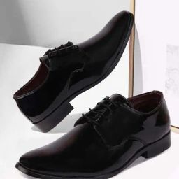 Fausto Men's Black Derby Shoes-picture-5