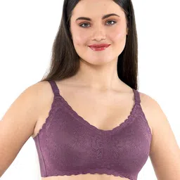 Dermawear Women Breezeology Half Lace Premium Non Wired Bra-picture-31