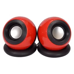 Zebion Muze Adore 3 W Laptop Desktop Speaker - Red-picture-42