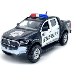 Centy Pull Back Sheriff Car Toy - Black-10
