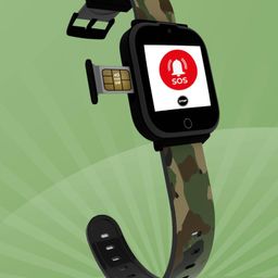 Spiky Cyclops 4G Video Calling Waterproof Smartwatch - Black-17