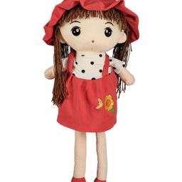 Natkhat Cute Doll Spndx Dot -Red60cm-image-81