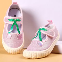 Cute Walk by Babyhug Casual Shoes with Velcro Closure & Cherry Applique - Pink-picture-13