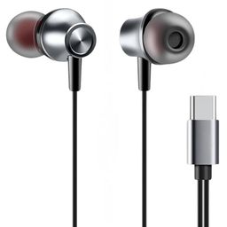GearZTouch Tunify Max in Ear Type C Earphone with Nylon PVC Braided Wire, in-Line Volume Controller & Powerful HD Mic,Clear Sound, Noise Isolation image 2