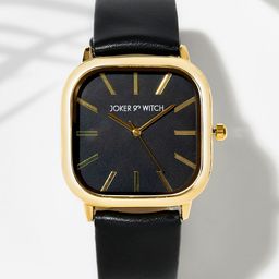 JOKER & WITCH Women Dial & Leather Bracelet Style Straps Analogue Watch AMWW925-44