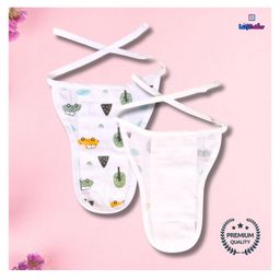 LazyToddler Muslin Nappy Set of 3 Extra Small ( CR) image 4