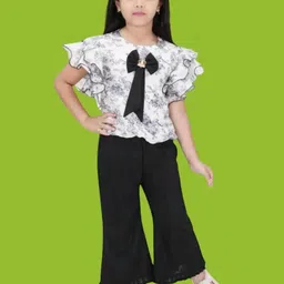 KIDDRESS Kids-Unisex Multi Poly Georgette Clothing Set-picture-25