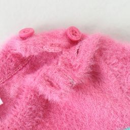 Babyhug Knit Full Sleeves Color Block Sequined Pullover Sweater - Multicolor image 5