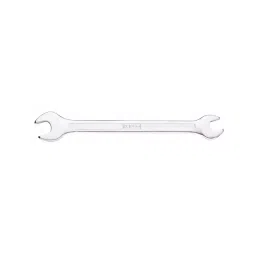 RS PRO Double Open Ended Spanner Matt Chrome 5x5.5 mm Metric 110 mm Overall Length, 1923719-1