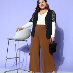 CURVE BY KASSUALLY Plus Size Trousers-image-22
