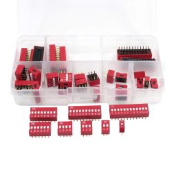Double Row DIP Switch Assortment Kit 1, 2, 3, 4, 6, 8, 10, 12 Positions 2.54mm Pitch 35 Pieces Assorted DIP Switch Kit - RS1851Double Row DIP Switch Assortment Kit 1, 2, 3, 4, 6, 8, 10, 12 Positions 2.54mm Pitch 35 Pieces Assorted DIP Switch Kit - RS1851 image 3