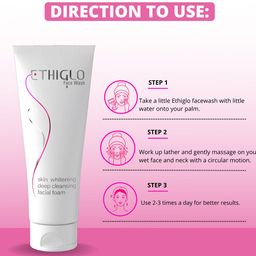 ETHIGLO Set Of 2 Skin Whitening Face Wash - 200ml Each image 4